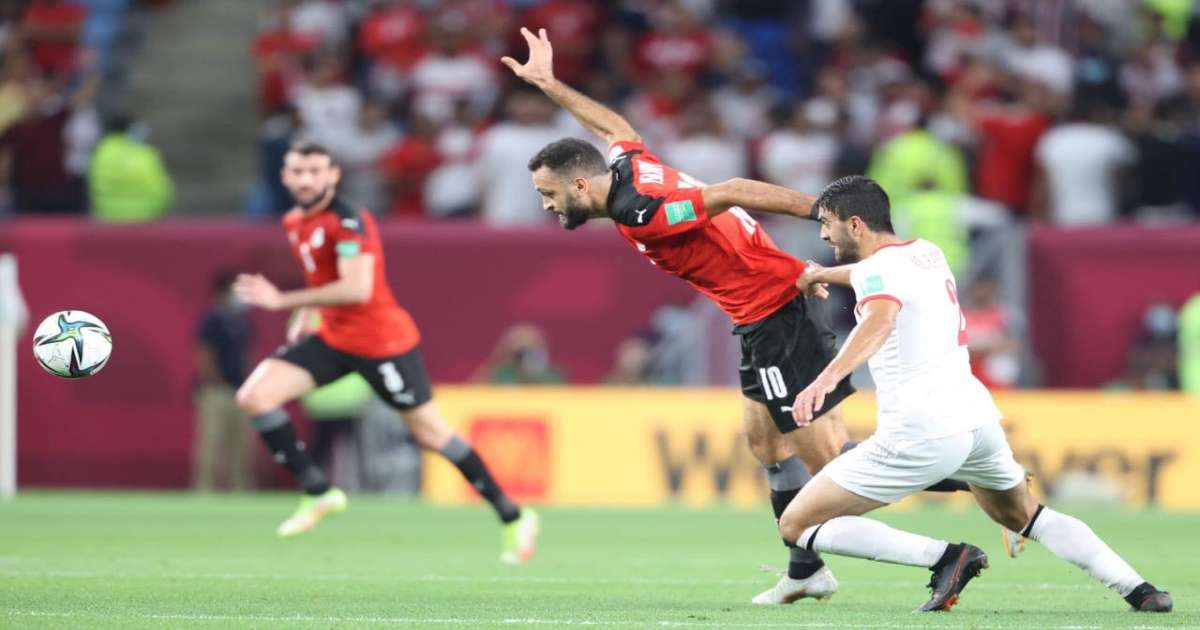 قمة تونسية مصرية في كأس العرب