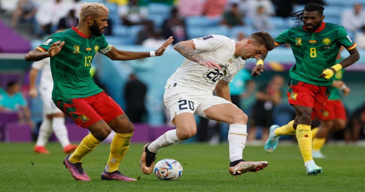كأس العالم: التعادل يحسم لقاء الكاميرون وصربيا 