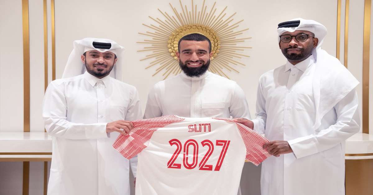 نعيم السليتي يمدد عقده مع نادي الشمال القطري